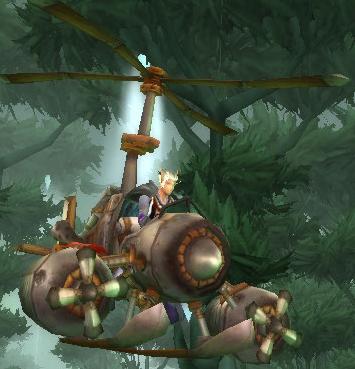 Salud flying in his new “normal” engineer flying mount.